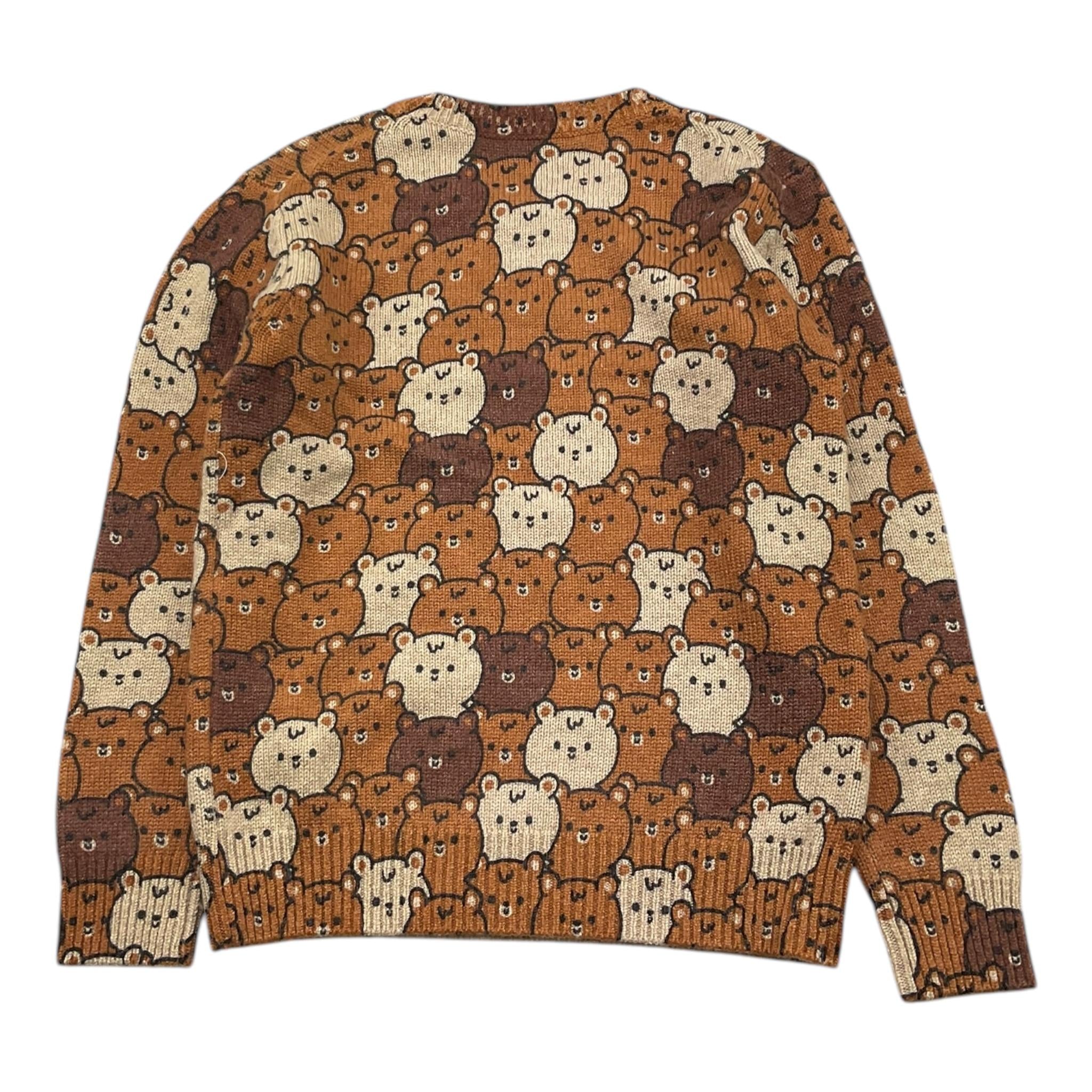 SAINT BARTH maglia tinta unita girocollo con stampa Beige per Bambino BABYBEARS BEIGE SAINT BARTH 