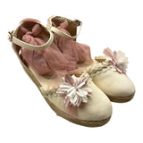 Juana Sanchez Schlichte Espadrilles mit cremefarbenen Applikationen für Mädchen