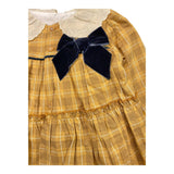 Valentina Bebes Set Einfarbig Kleid-Coulotte Keks Für Neugeborene