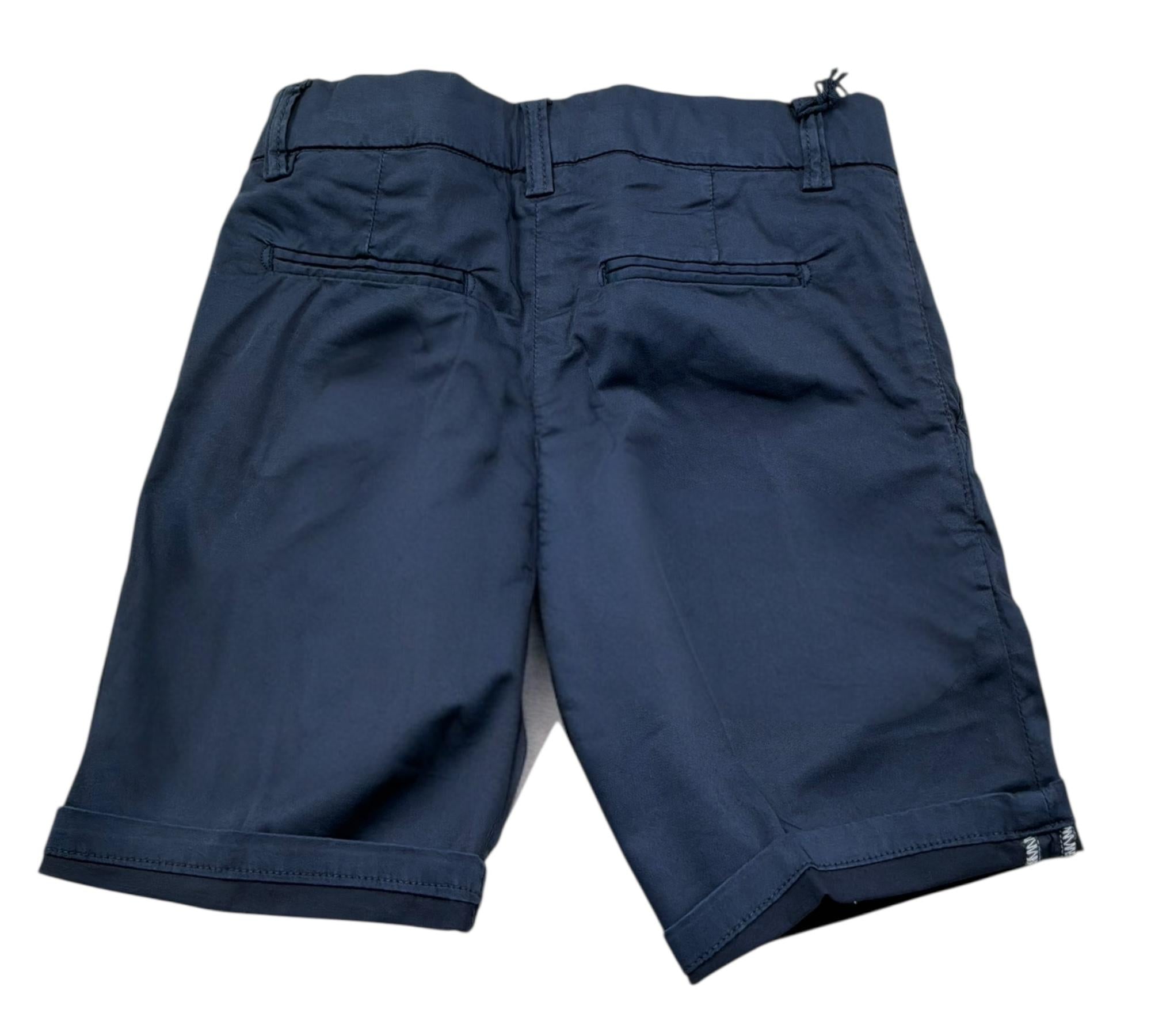 Manuel & Frank Bermuda Tinta Unita con Girovita Regolabile per Bambino M3196 BLU MANUEL & FRANK 