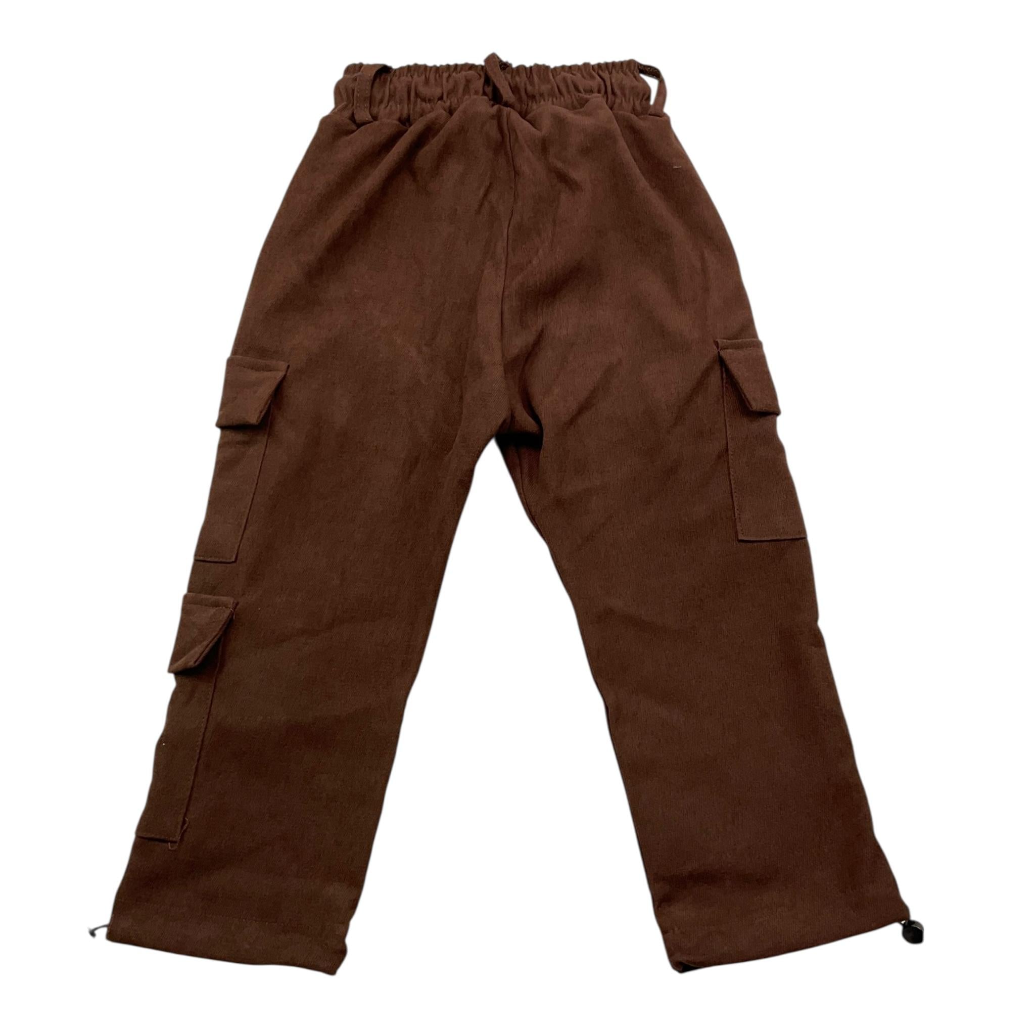 NEVER TOO pantalone tint unita con elastico in vita Marrone per Bambino NT2185B MARRONE NEVER TOO 