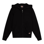 Dickies Felpa tinta unita con Zip E Cappuccio Nero per Bambino 520049815200100 NERO DICKIES 