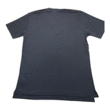 Over-D Einfarbiges T-Shirt mit Rundhalsausschnitt und seitlichen Öffnungen in Schwarz für Jungen