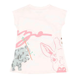 Kenzo Baby Girl Einfarbiges Kleid-Mützen-Set Rosa