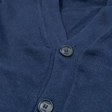 Please Cardigan Tinta Unita con Bottoni per Neonato NB03230B73 BLU PLEASE 