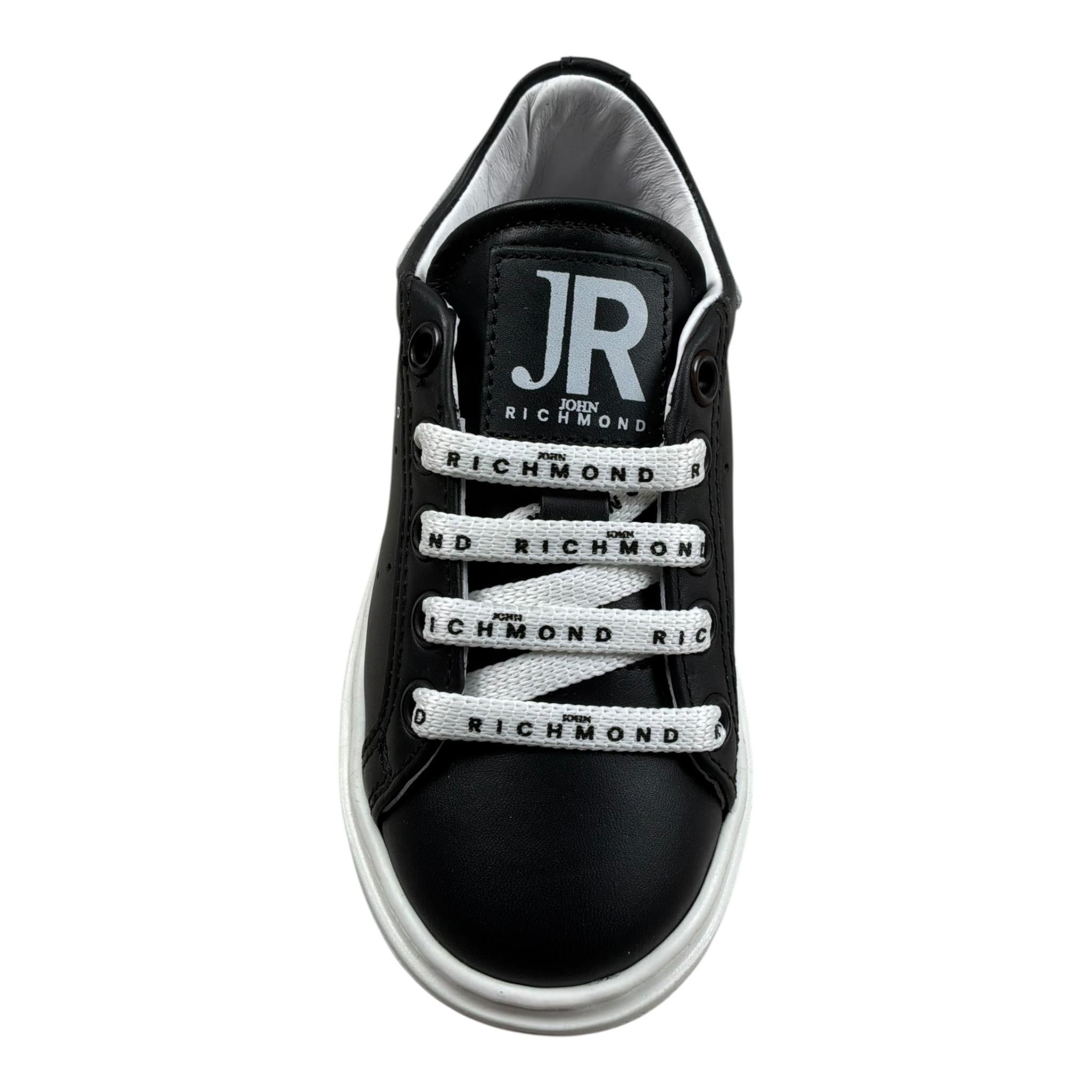 John Richmond Sneakers Tinta Unita con Stampa Logo per Bambino 21112 NERO JOHN RICHMOND 