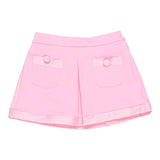 M+E‘ Einfarbiger Rock mit elastischer Taille, Rosa, für Baby-Mädchen
