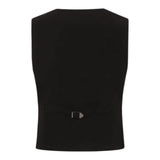 John Richmond Gilet Tinta Unita Doppiopetto per Bambino RBP25220GT NERO JOHN RICHMOND 