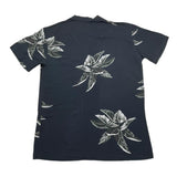 I'M Brian Einfarbiges Halbarm-Shirt mit schwarzem Muster für Neugeborene