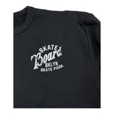 NAME.IT felpa chiusa girocollo tinta unita con stampa in contrasto Nero per Bambino 13236390 NERO NAME.IT 