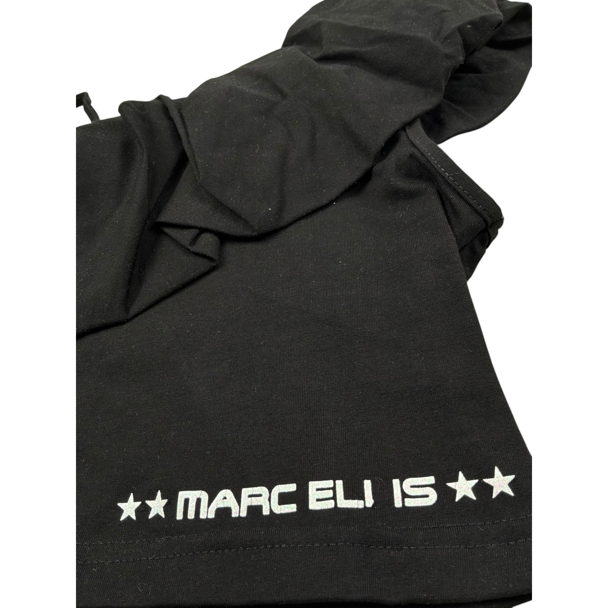 Marc Ellis Top Tinta Unita con Balze per Bambina JMJTP14169 NERO MARC ELLIS 