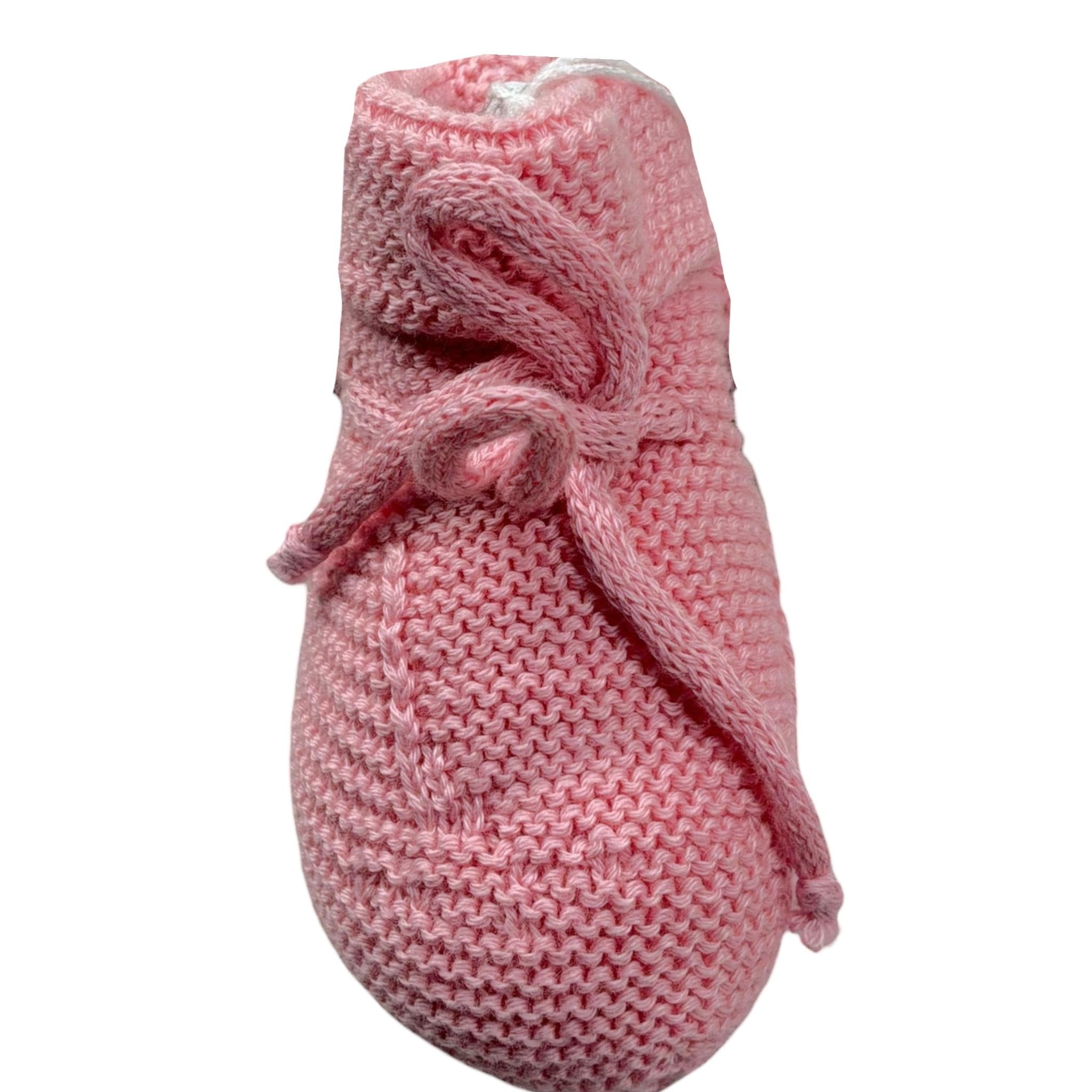 Le Coconne Babbucce Tinta Unita per Neonata LCN0575 ROSA LE COCONNE 