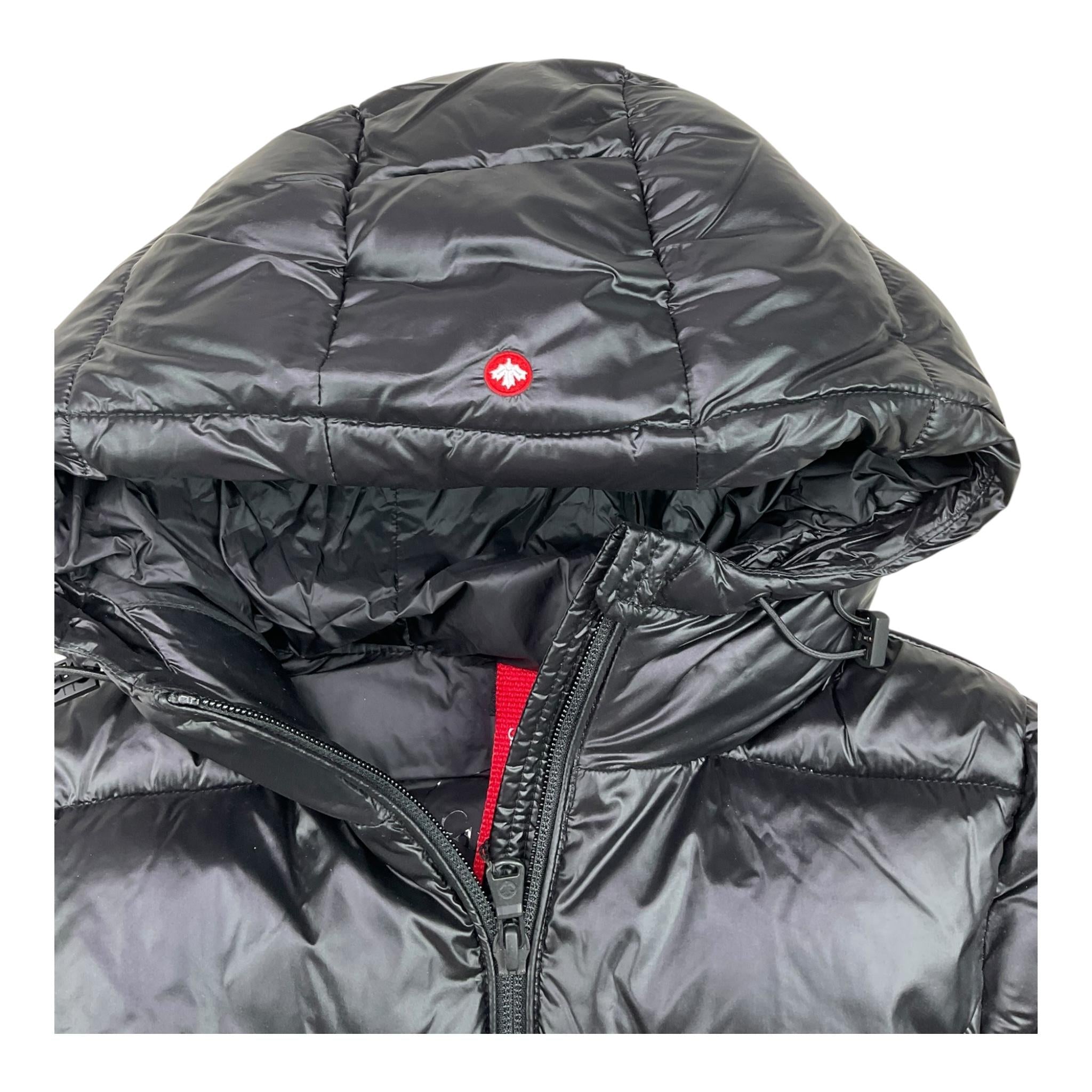 CANADIENS giubbino tinta unita con zip e cappuccio Nero per Bambino CAM05216 NERO CANADIENS 