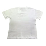 Calvin Klein T-Shirt Girocollo Tinta Unita con Stampa per Bambino IBO2359J01 BIANCO CALVIN KLEIN 