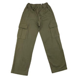 Dondup Cargohose einfarbig mit elastischer Taille grün für Jungen