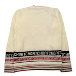 DATCH maglia girocollo con stampe in contrasto Panna per Bambino DTH1203 PANNA DATCH 