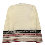DATCH maglia girocollo con stampe in contrasto Panna per Bambino DTH1203 PANNA DATCH 