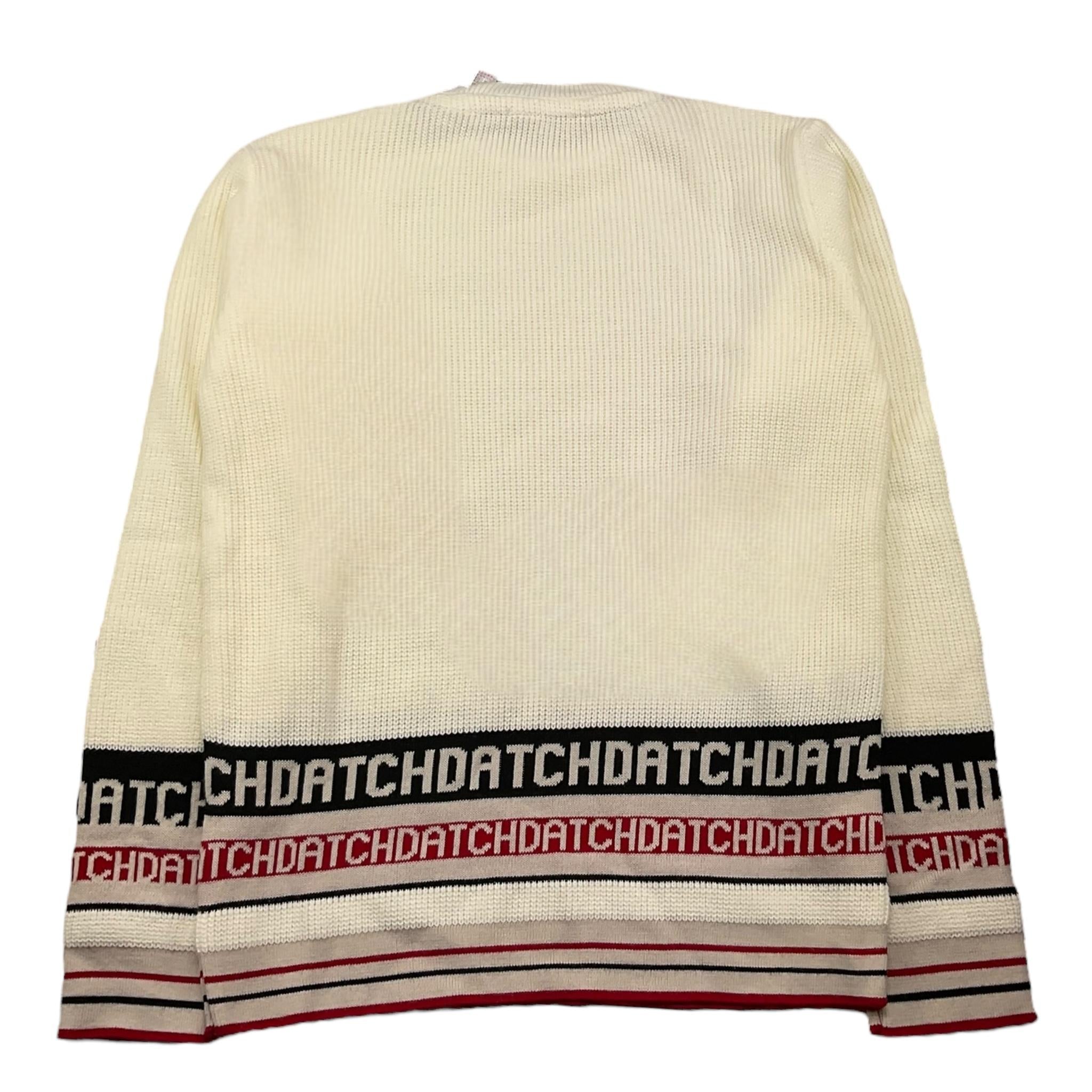 DATCH maglia girocollo con stampe in contrasto Panna per Bambino DTH1203 PANNA DATCH 