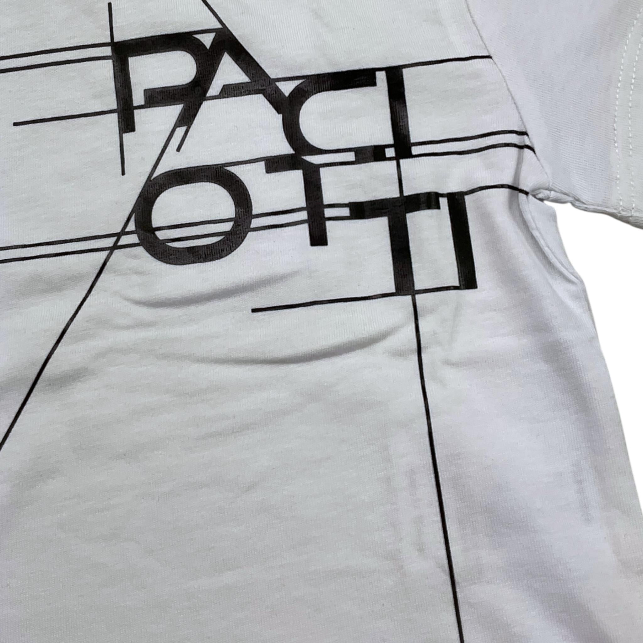 Cesare Paciotti T-Shirt Girocollo Tinta Unita con Stampa per Neonato TSP5165B BIANCO CESARE PACIOTTI 