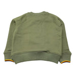 K-Way Maglia Tinta Unita Girocollo con Logo per Bambino K2148LW VERDE K-WAY 