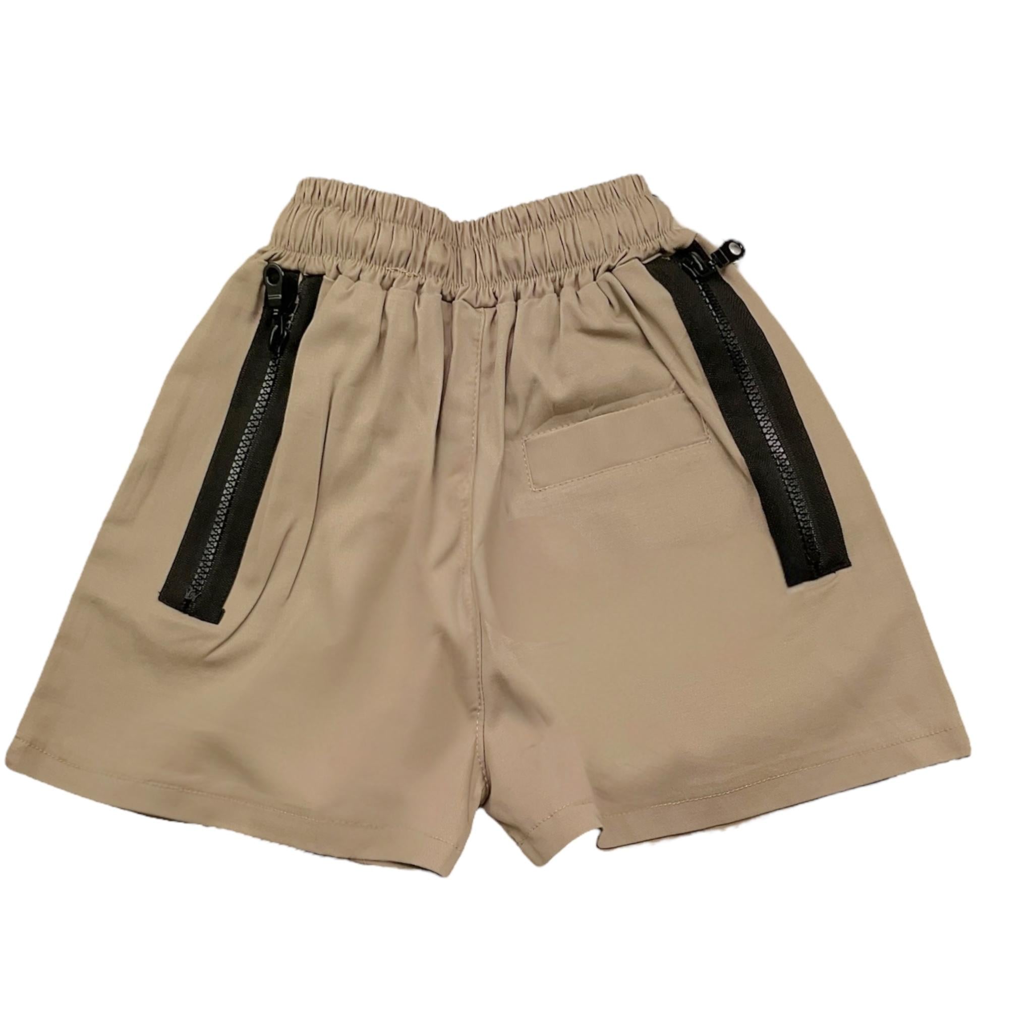 Stay Street Bermuda Tinta Unita con Elastico In Vita per Neonato BRB903 BEIGE STAY STREET 