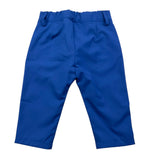 Daniele Alessandrini Einfarbige Hose mit elastischer Taille Blau für Neugeborene
