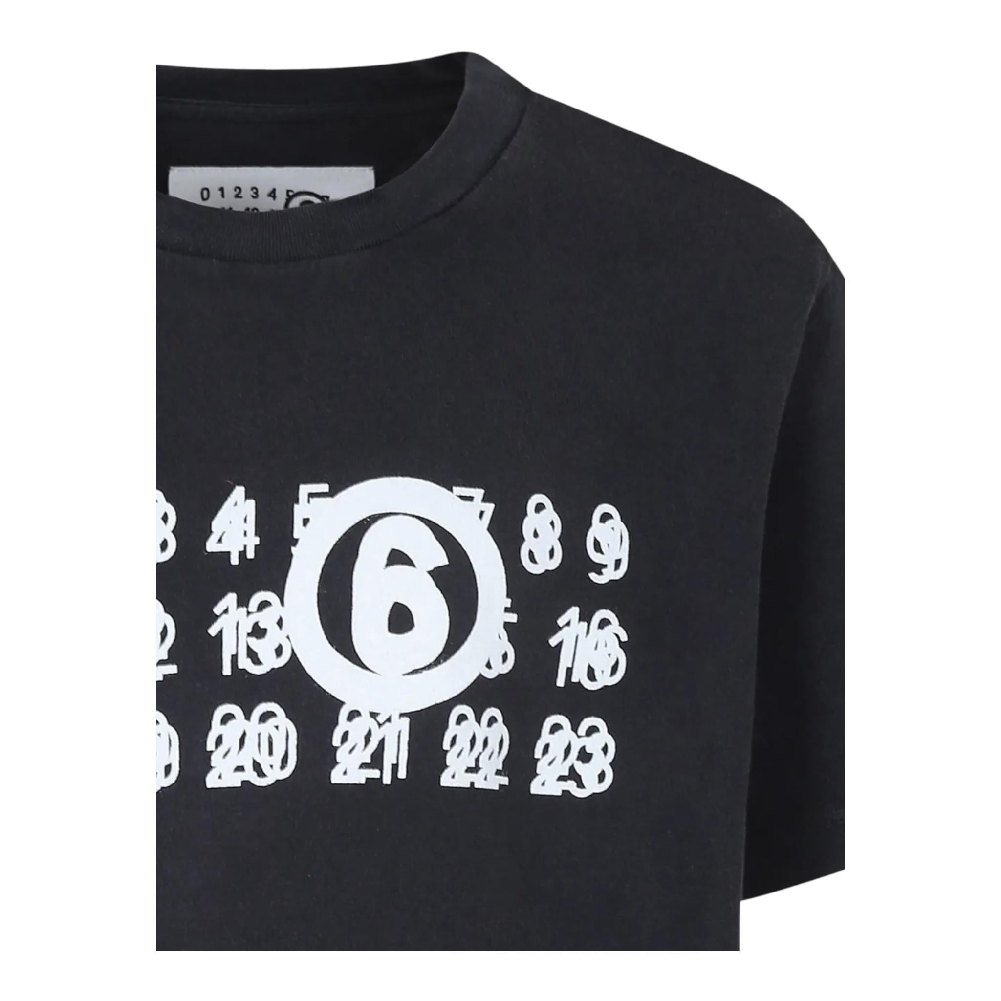 MAISON MARGIELA t-shirt girocollo tinta unita con stampa Grigio per Bambino M60671 GRIGIO MAISON MARGIELA 