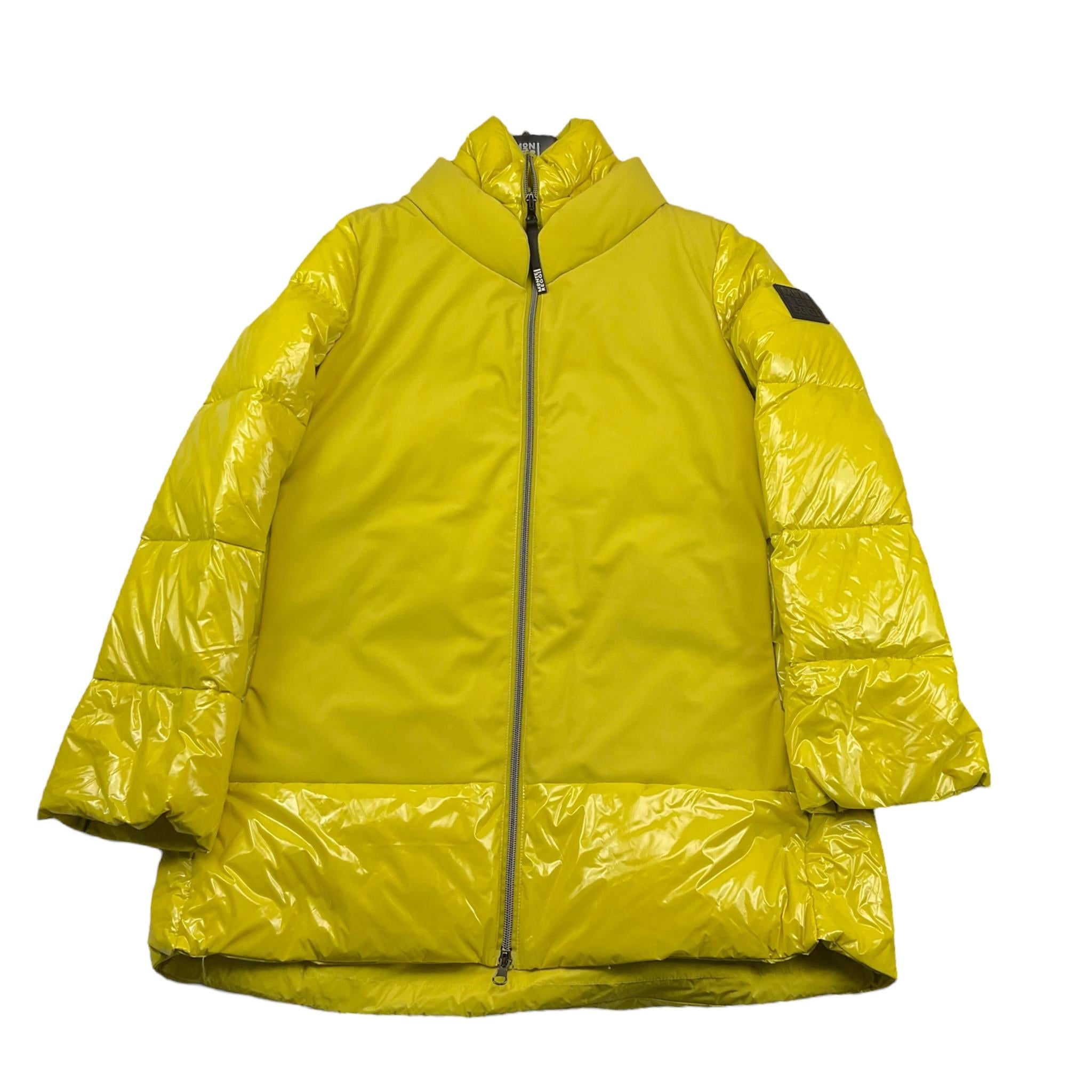 MONTEREGGI giubbino tinta unita con zip e cappuccio Giallo per Bambino FW47509 GIALLO MONTEREGGI 