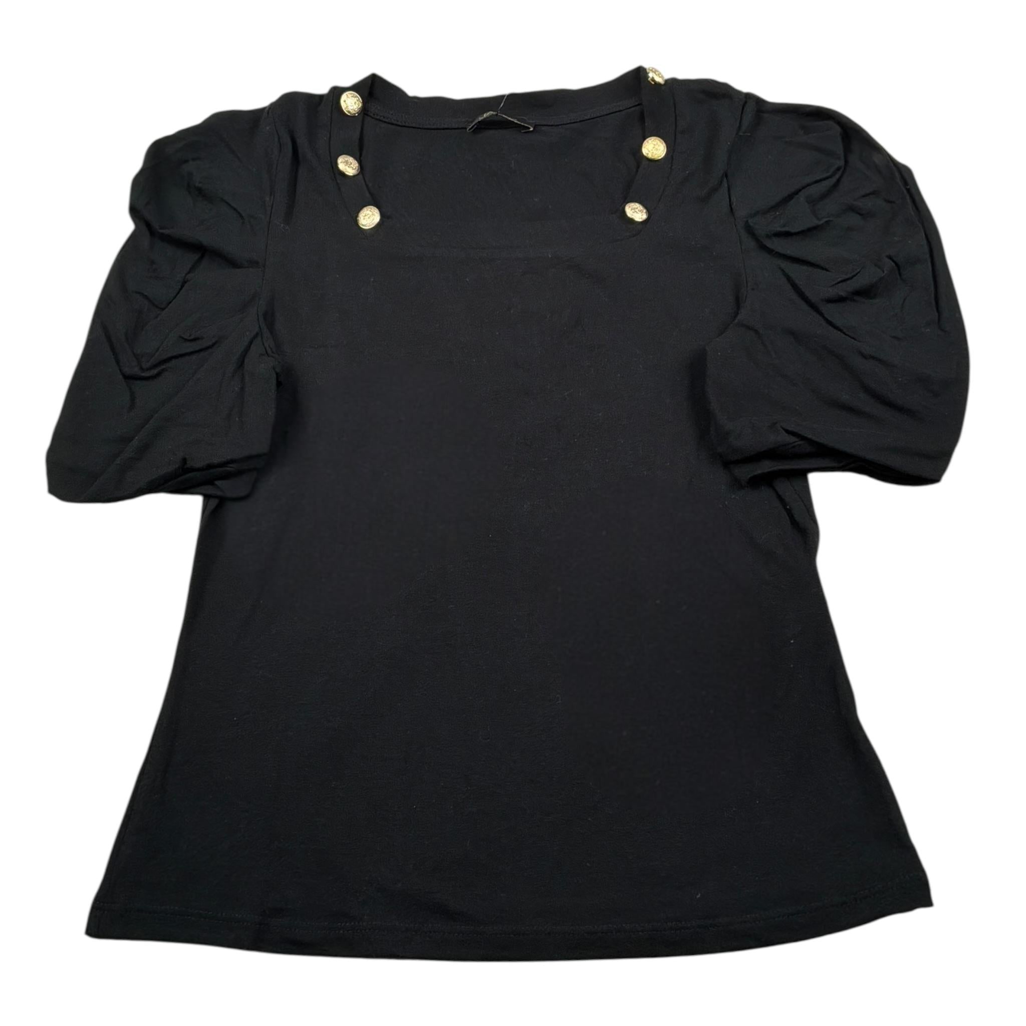 J'Aime' T-Shirt Girocollo tinta unita Nero per Bambina 4522G NERO J'AIME' 