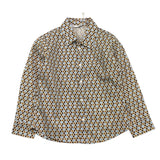 M+E‘ Uni-Shirt mit weißem Muster für Neugeborene