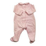 NANAN tutina tinta unita con stampa Rosa per Neonata AI2400101R ROSA NANAN 