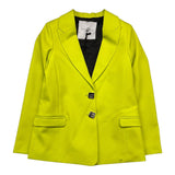 Gaelle Acid Green Einfarbige Jacke für Mädchen