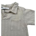 Bamboom+Babies Polo Mezza Manica Tinta Unita per Neonato 885 BEIGE BAMBOOM+BABIES 