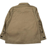 C.P. Company Camicia Manica Lunga Tinta Unita con Zip per Bambino CMC007 BEIGE C.P. COMPANY 