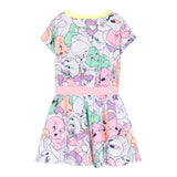 Billieblush Baby Mädchen Titty Print Einfarbiges Halbarmkleid Weiß