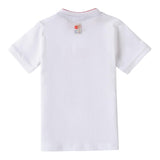 Sarabanda T-Shirt Tinta Unita con Stampa per Neonato 0B144 BIANCO SARABANDA 