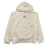 C.P. Company Felpa Chiusa con Cappuccio Tinta Unita per Bambino CUF00Z BIANCO C.P. COMPANY 