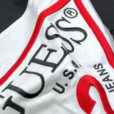 GUESS felpa girocollo tinta unita con stampa Nero per Bambino L4YQ04KA6R4 NERO GUESS 