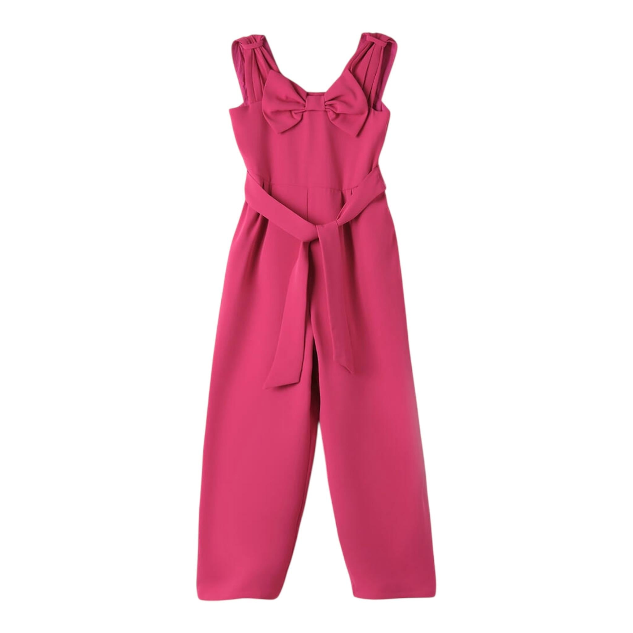 Sarabanda Tuta Intera Tinta Unita Giromanica per Bambina 08521 FUXIA SARABANDA 