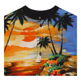 Dolce &amp; Gabbana Halbarmhemd Multicolor Fantasy Print für Jungen