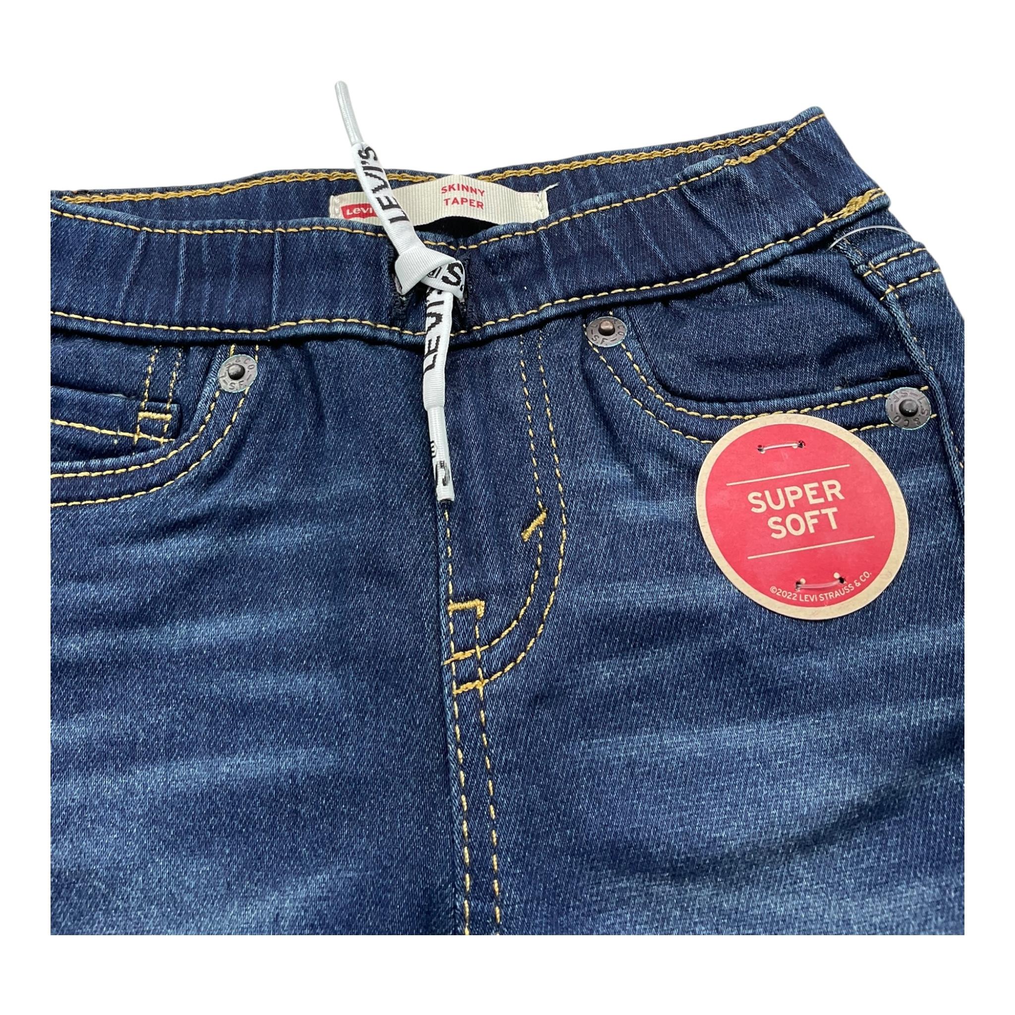LEVI'S jeans tinta unita con elastico in vita Blu per Bambino 6EC946X BLU LEVI'S 