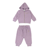 TRUSSARDI completo 2pz felpa-pantalone Lilla per Neonata TIA24089CFN LILLA TRUSSARDI 