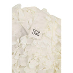 Dou Dou Abito Girocollo Tinta Unita con Applicazioni per Bambina DW1A91XX PANNA DOU DOU 
