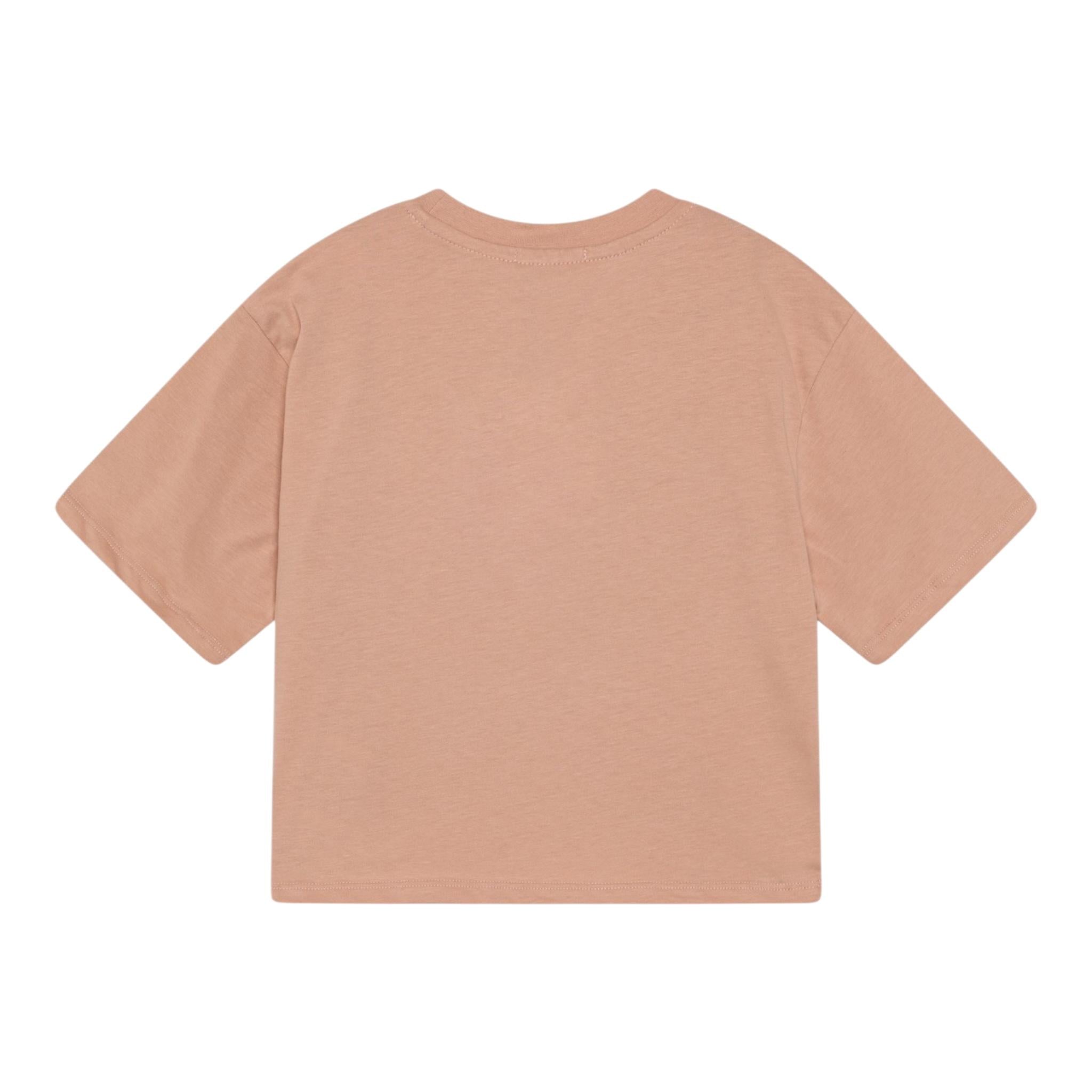 PINKO t-shirt girocollo tinta unita con stampa Rosa per Bambina F4PIJGTH078 ROSA PINKO 