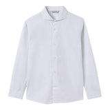 Mayoral Camicia Manica Lunga tinta unita Bianco/Verde per Bambino 6142 BIANCO/VERDE MAYORAL 