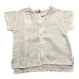 Pype Shirt Halbarm Einfarbig Creme Für Baby