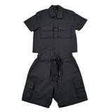 Do Not Conform Completo 2 Pezzi Camicia-Bermuda Tinta Unita per Bambino DCA043J NERO DO NOT CONFORM 