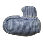 MARLU' babbucce tinta unita con ricami Azzurro per Neonato BABBBIA AZZURRO MARLU' 