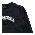 John Richmond Shirt Girocollo Tinta Unita con Stampa per Neonato RIP26130TS NERO JOHN RICHMOND 