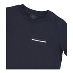 Fay T-Shirt Girocollo Tinta Unita con Stampa per Bambino FU8P11 BLU FAY 